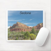 Rode rotsen in Sedona Muismat (Met muis)
