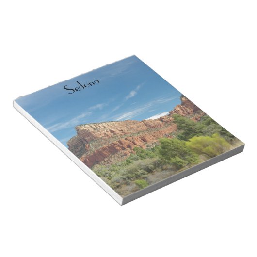 Rode rotsen in Sedona Notitieblok (Schuin)