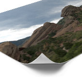 Rode Rotsen Park Colorado Poster (Hoek)