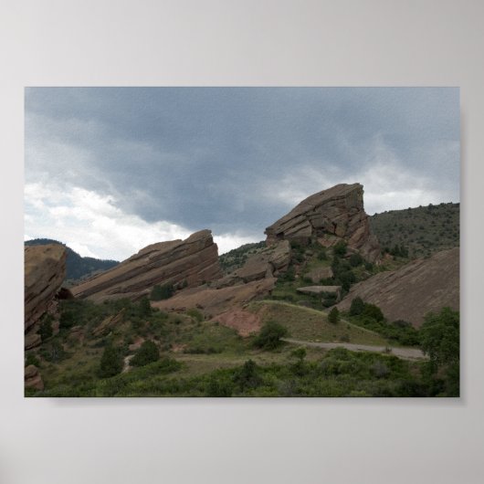 Rode Rotsen Park Colorado Poster (Voorkant)