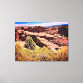 Rode Rotsen van Colorado Canvas Afdruk