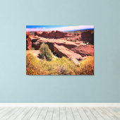 Rode Rotsen van Colorado Canvas Afdruk (Insitu (Houten vloer))