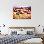 Rode Rotsen van Colorado Canvas Afdruk (Insitu (Slaapkamer))