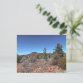 Rode Rotsheuvels Woestijnlandschap Briefkaart (Staand voorkant)