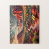 Rode Rotskloof Nevada Schitterend Landschap  Legpuzzel (Verticaal)