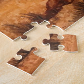 Rode Rotskool Landschappelijke Legpuzzel (Zijkant)