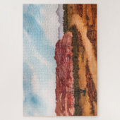 Rode Rotskool Landschappelijke Legpuzzel (Verticaal)