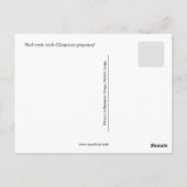 Rode rotskrab (Grapsus grapsus) Briefkaart (Achterkant)