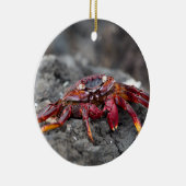 Rode rotskrab keramisch ornament (Rechts)