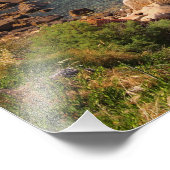 Rode rotskusten van Sardinië fotoafdrukken Foto Afdruk (Hoek)