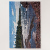 Rode rotskustlijn – Lake Superior, U.P. Legpuzzel (Verticaal)