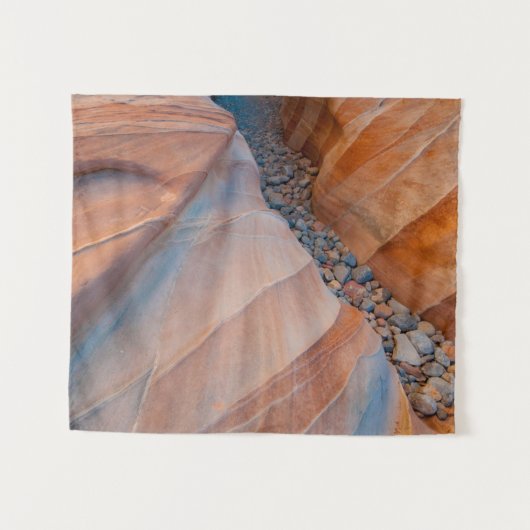 Rode Rotsvallei van het Valley of Fire State Park  Wandkleed (Voorkant (horizontaal))
