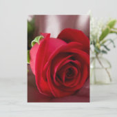 rode roze 5 x 7 inch basiskaart (Staand voorkant)