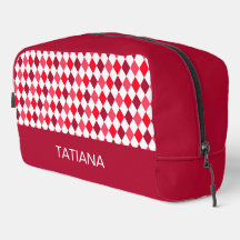 Rode & Roze Argyle Diamant Patroon
