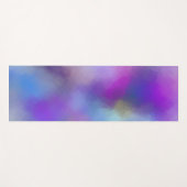 Rode roze blauwe Paarse gele Sjabloon Yogamat (Voorkant (horizontaal))