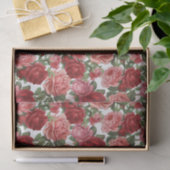 Rode & Roze Bloemen Bloemen Bloemweefsel Papier (Geschenk)