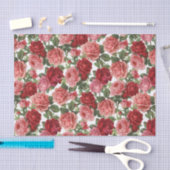 Rode & Roze Bloemen Bloemen Bloemweefsel Papier (Craft)