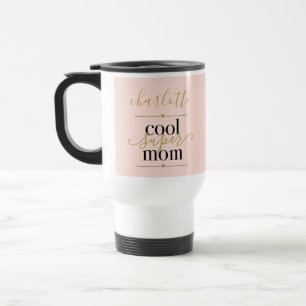 Rode Roze En Gouden Persoonlijke Coole Super Moede Reisbeker
