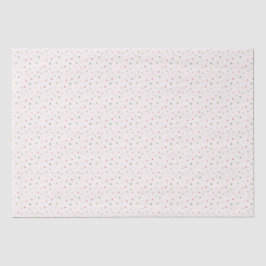 Rode, roze en groene stippen kerstpatroon tissuepapier