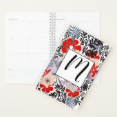  rode roze en lavender Floral Planner (Display)