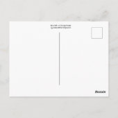 Rode, roze en Oranje strepen Briefkaart (Achterkant)