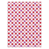 Rode, roze en Paarse pokkendots Tafelkleed (Voorkant)