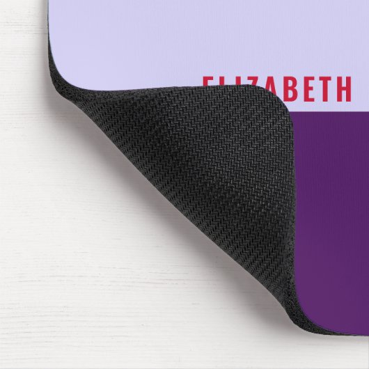 Rode, roze en Paarse streepjespatroon Muismat (Hoek)