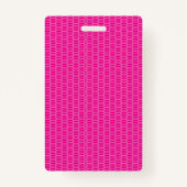 Rode, roze en paarse verfstreken overlappen elkaar badge (Voorkant)