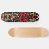 Rode roze en Rubys Persoonlijk Skateboard (Horizontaal)