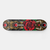 Rode roze en Rubys Persoonlijk Skateboard (Horizontaal)
