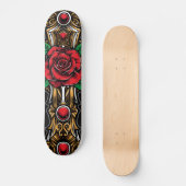 Rode roze en Rubys Persoonlijk Skateboard (Voorkant)
