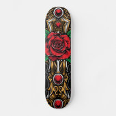 Rode roze en Rubys Persoonlijk Skateboard (Voorkant)