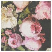  rode roze en witte rozen stof (Close Up)