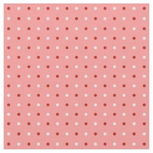 Rode, roze en witte stippen stof (Close Up)
