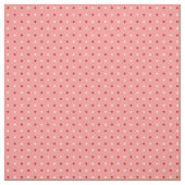 Rode, roze en witte stippen stof (Swatch)