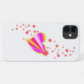 Rode roze gele regenboogkunst met sterren Case-Mate iPhone case (Achterkant (horizontaal))