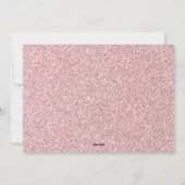 Rode & Roze Glitter Foto Cadeaudozen Kerstmis Feestdagenkaart (Achterkant)