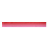 Rode Roze Gradiënt Ombré #1 breed Satijnen Lint (Voorkant)