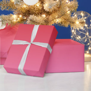Rode Roze Gradiënt Ombré #1 Cadeaupapier