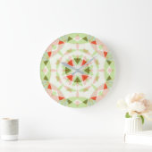 Rode Roze Groen Kerst Ster Dopamine Decor Grote Klok (Huis)