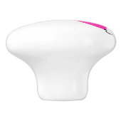 Rode Roze Hart Ballonnen Keramische Knop (Zijkant)