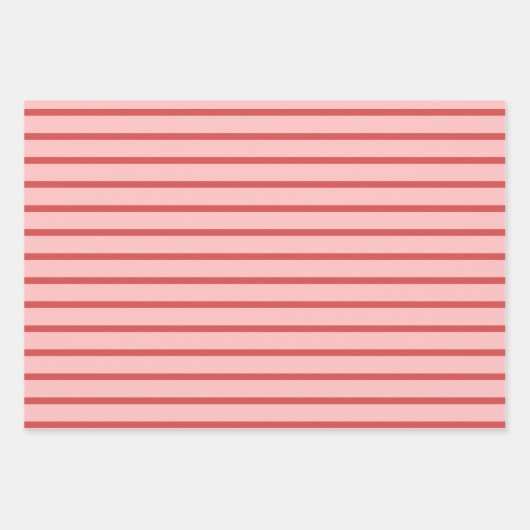 Rode roze hart Valentijn's Day Inpakpapier Vel (Voorkant)