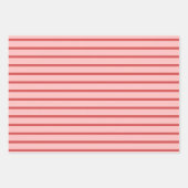 Rode roze hart Valentijn's Day Inpakpapier Vel (Voorkant)