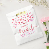 Rode Roze Harten Valentijn Bruids Bruiloft Bedankzakje (Gezegeld)