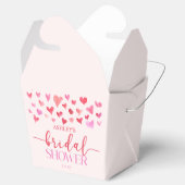 Rode Roze Harten Valentijn Bruidsfeest  Bedankdoosjes (Geopend)