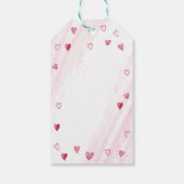 Rode & Roze Harten XOXO Valentijncadeau Labels Cadeaulabel (Achterkant)