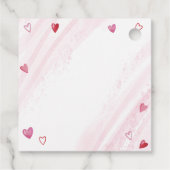Rode & Roze Harten XOXO Valentijnse Labels Gift (Achterkant)