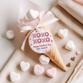 Rode & Roze Harten XOXO Valentijnse Labels Gift