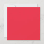 Rode Roze Hohoho Joyeux Noel Script Kerstkaart (Achterkant)