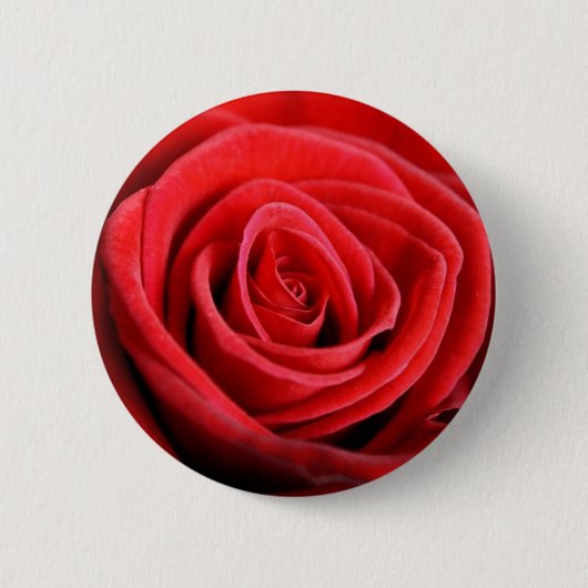 Rode roze insteekpennenbadge ronde button 5,7 cm (Voorkant)